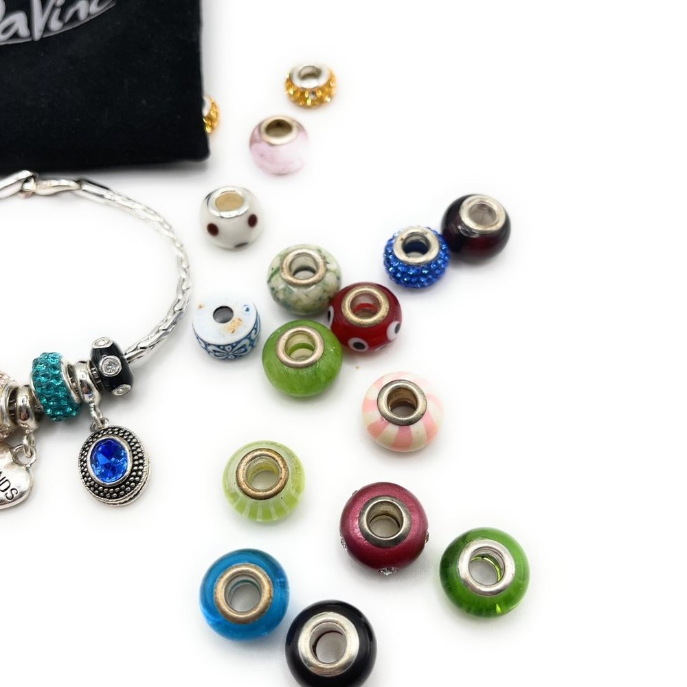 Davinci Bracelet Set- Includes Numerous Charms - … - image 2